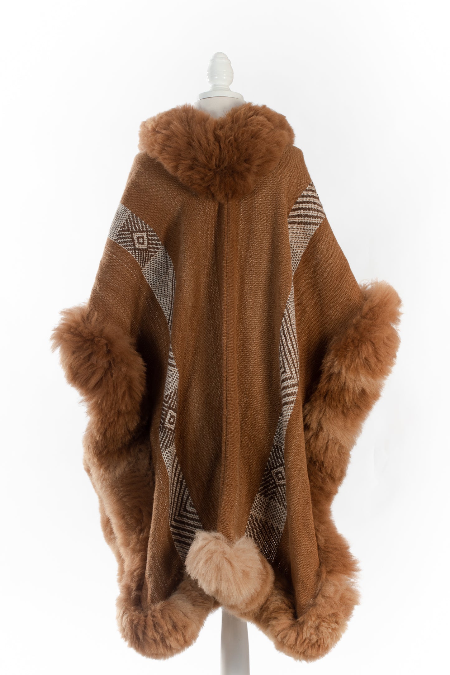 011 | Brown Handwoven Alpaca Cape