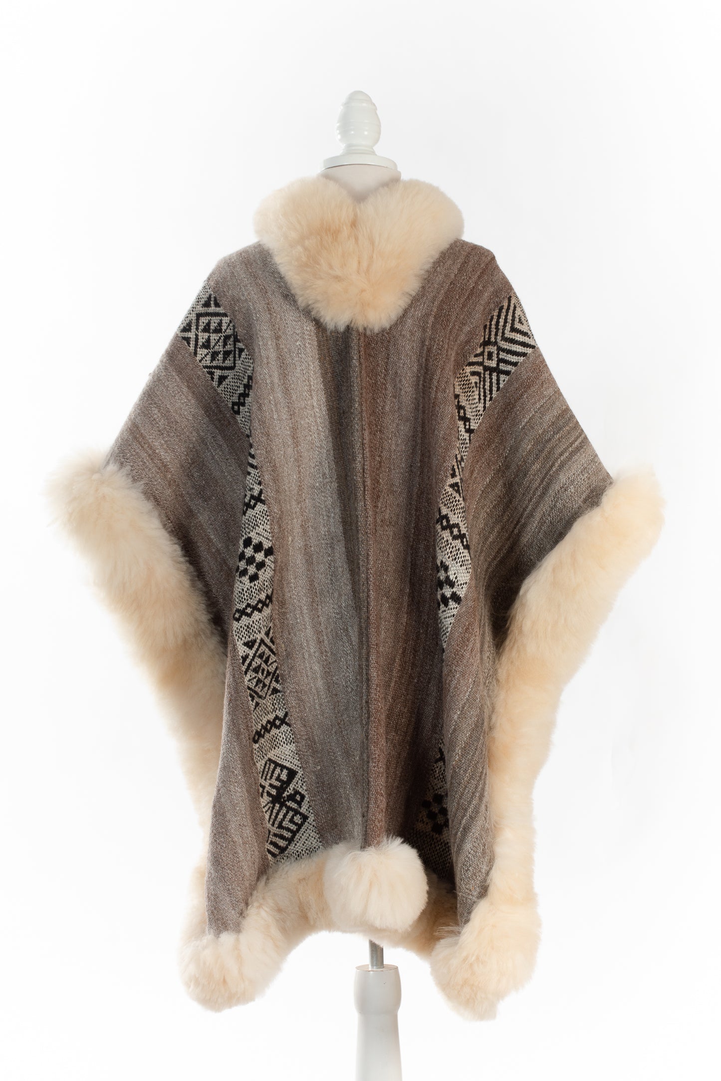 012 | Brown Handwoven Alpaca Cape