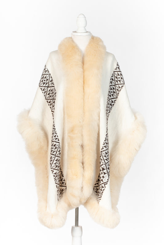 023 | Cream Handwoven Alpaca Cape