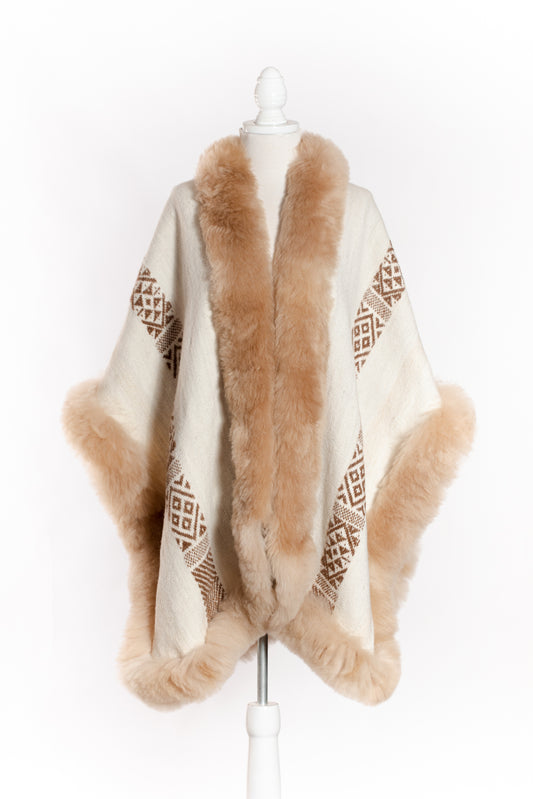 017 | Cream Handwoven Alpaca Cape